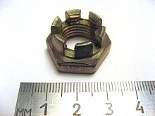 Гайка М14х1,5 корончатая 2101 (руль.тяг) (шт) (20)