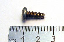 10 Саморез 4,9х12,7 цилин. (крепления реле) белый (100)