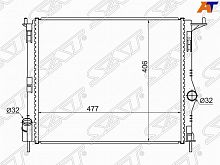 Радиатор RENAULT LOGAN 1.4 / 1.6 без кондиционера 08- / LADA LARGUS 12-(трубчатый) SG-RN0002-08-R