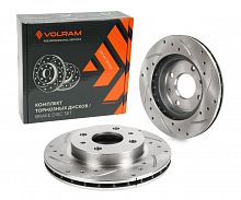 Диск тормозной передний VOLRAM 2110 R-13 СПОРТ VR27116