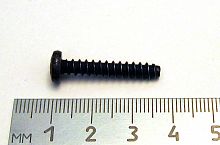03  Саморез 4,3х25,4 цилин. черный (100)